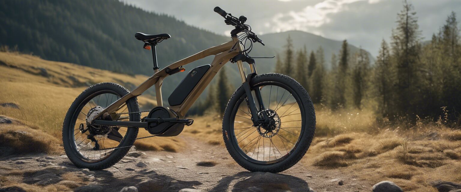 Electric Bike on Trail