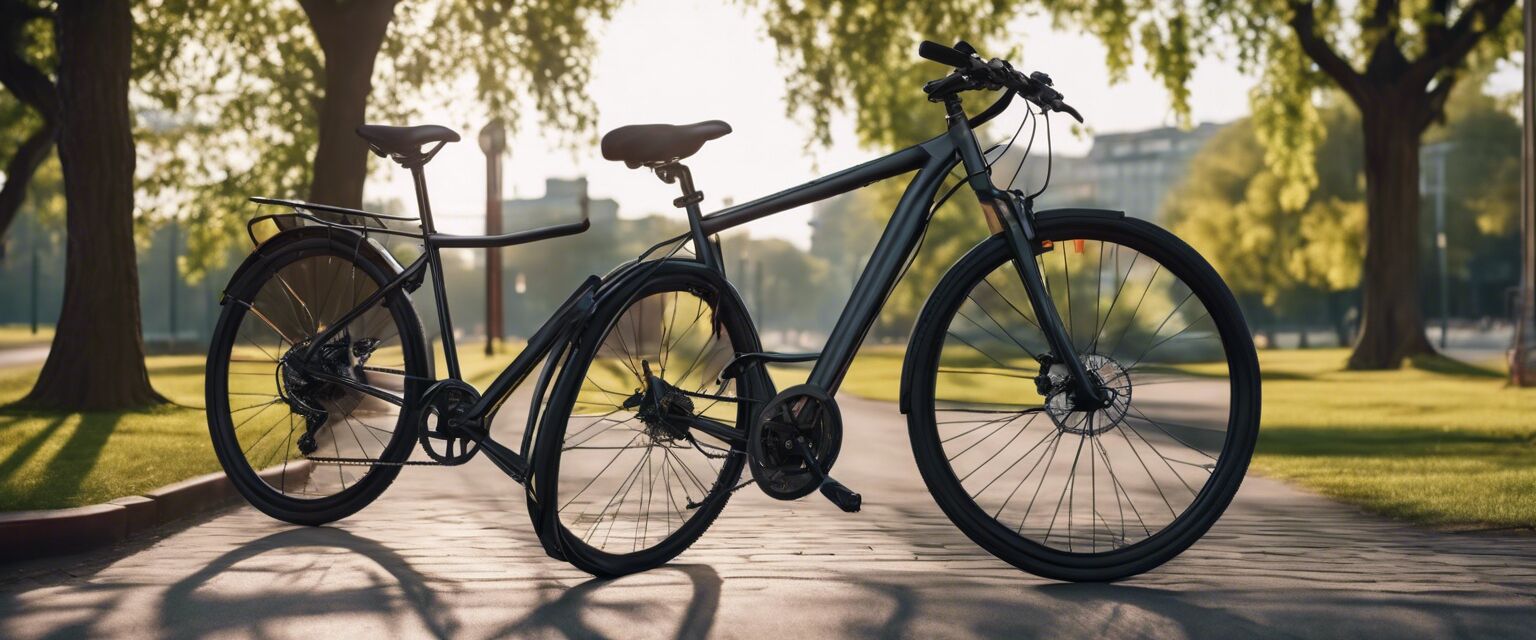 Hybrid bike features